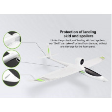 Радиоуправляемый планер Top RC Swift (EDF Power System) 1200мм 2.4G 4-ch LiPo RTF