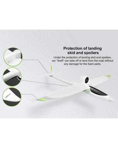 Радиоуправляемый планер Top RC Swift (EDF Power System) 1200мм 2.4G 4-ch LiPo RTF