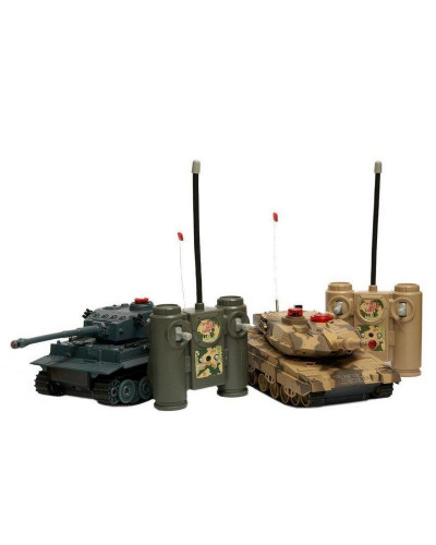 Р/У танковый бой Huan Qi 1:32 IV Tiger vs Leopard 2A5, 2.4G