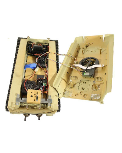 Р/У танк Torro King Tiger (башня Henschel) 1/16 2.4G, ИК-пушка, деревянная коробка