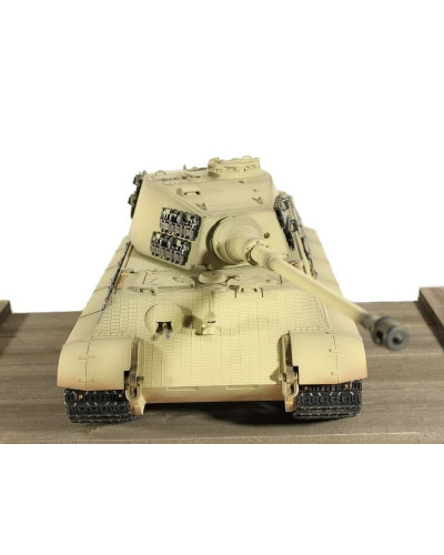 Р/У танк Torro King Tiger (башня Henschel) 1/16 2.4G, ИК-пушка, деревянная коробка