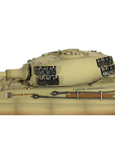 Р/У танк Torro King Tiger (башня Henschel) 1/16 2.4G, ИК-пушка, деревянная коробка