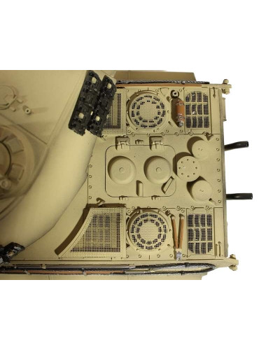 Р/У танк Torro King Tiger (башня Henschel) 1/16 2.4G, ИК-пушка, деревянная коробка