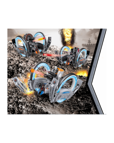 Р/У боевая машина Universe, лазер, пульки, голубая, Ni-Mh и З/У, 2.4G