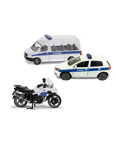 Набор машин Siku 1824RUS Полиция 1/55, белый