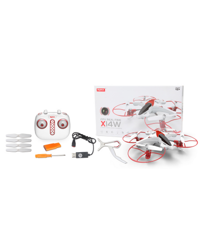 Р/У квадрокоптер Syma X14WPRO с FPV трансляцией Wi-Fi, камера 2Мп, 2.4G RTF