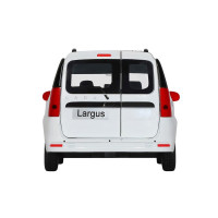 Машина "АВТОПАНОРАМА" Яндекс.Такси LADA LARGUS, белый, 1/24, свет, звук, в/к 24,5*12,5*10,5 см
