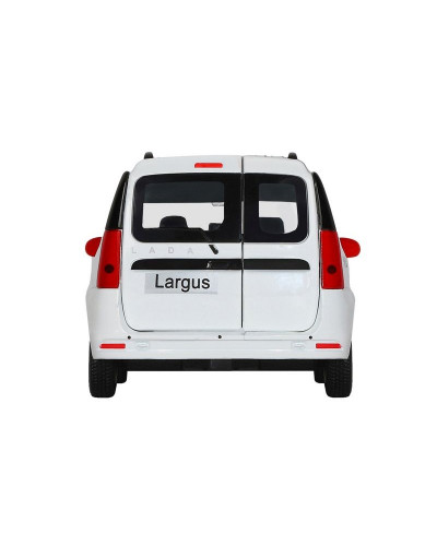 Машина "АВТОПАНОРАМА" Яндекс.Такси LADA LARGUS, белый, 1/24, свет, звук, в/к 24,5*12,5*10,5 см