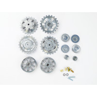 Ведущая звездочка 2 шт и ленивец 2 штуки для танка Panzer III (металл)