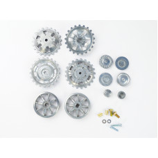 Ведущая звездочка 2 шт и ленивец 2 штуки для танка Panzer III (металл)