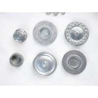 Ведущая звездочка 2 шт и ленивец 2 штуки для танка Panzer III (металл)