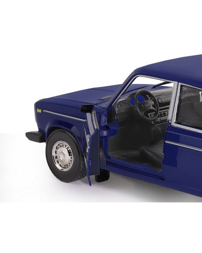 Машина "АВТОПАНОРАМА" ВАЗ 2106, 1/22, синий, инерция, в/к 24,5*12,5*10,5 см