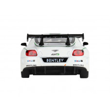 Машина "АВТОПАНОРАМА" Bentley Continental GT3, белый, 1/32, свет, звук, инерция, в/к 17,5*13,5*9 см