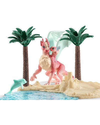 Фигурка Schleich Остров драконов с кладом