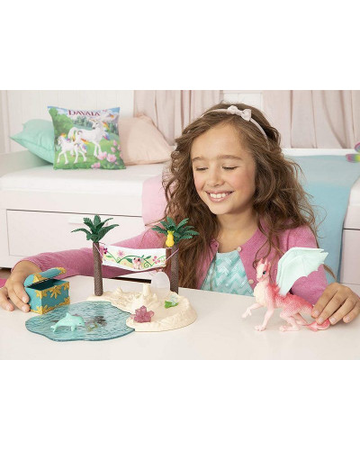 Фигурка Schleich Остров драконов с кладом