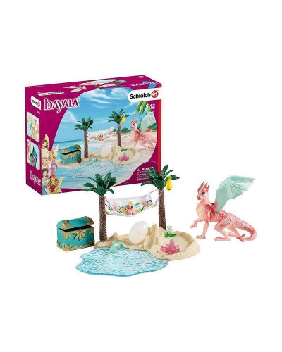 Фигурка Schleich Остров драконов с кладом