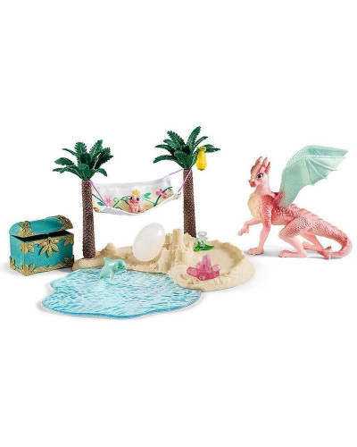 Фигурка Schleich Остров драконов с кладом