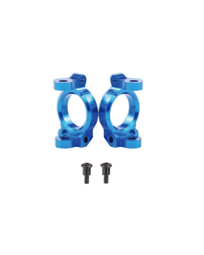 Алюминиевые держатели поворотных кулаков для Remo Hobby 1/16, металл, тюнинг  (2 шт)