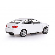Машина "АВТОПАНОРАМА" LADA VESTA седан, 1/24,  белый, свет. звук. эффекты, в/к 24,5*12,5*10,5 см