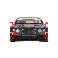 Машина "АВТОПАНОРАМА" Bentley Continental GT3, черный, 1/32, в/к 17,5*13,5*9 см