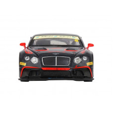 Машина "АВТОПАНОРАМА" Bentley Continental GT3, черный, 1/32, в/к 17,5*13,5*9 см
