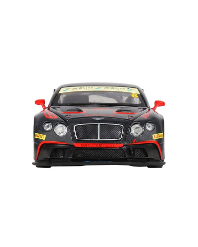 Машина "АВТОПАНОРАМА" Bentley Continental GT3, черный, 1/32, в/к 17,5*13,5*9 см
