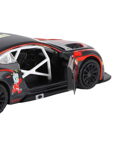 Машина "АВТОПАНОРАМА" Bentley Continental GT3, черный, 1/32, в/к 17,5*13,5*9 см