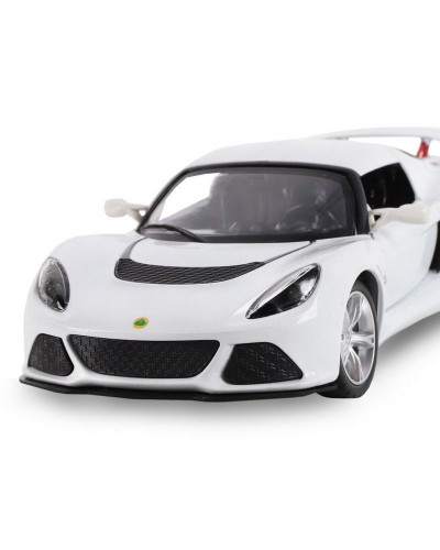 Машина "АВТОПАНОРАМА" Lotus Exige S, белый, 1/22, свет, звук, в/к 24,5*12,5*10,5 см