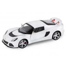 Машина "АВТОПАНОРАМА" Lotus Exige S, белый, 1/22, свет, звук, в/к 24,5*12,5*10,5 см