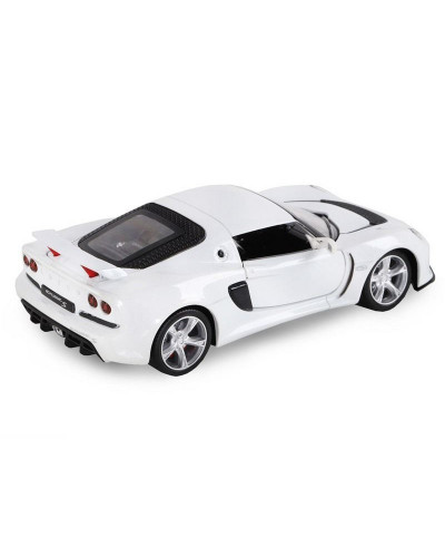 Машина "АВТОПАНОРАМА" Lotus Exige S, белый, 1/22, свет, звук, в/к 24,5*12,5*10,5 см
