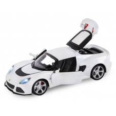 Машина "АВТОПАНОРАМА" Lotus Exige S, белый, 1/22, свет, звук, в/к 24,5*12,5*10,5 см