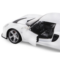 Машина "АВТОПАНОРАМА" Lotus Exige S, белый, 1/22, свет, звук, в/к 24,5*12,5*10,5 см
