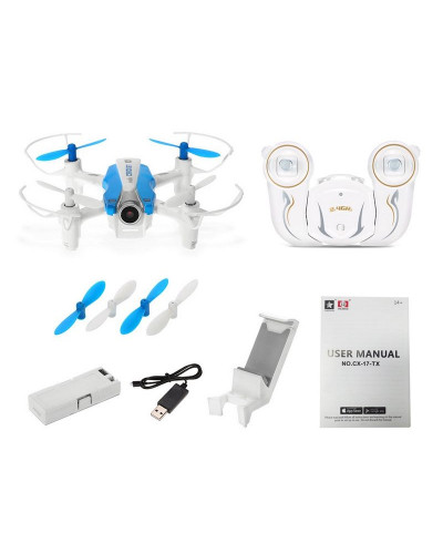 Р/У квадрокоптер Cheerson CX-17 WiFi RTF 2.4G (синий)