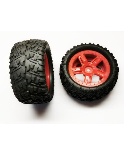 Колеса в сборе для монстра Remo Hobby 1/16, тюнинг