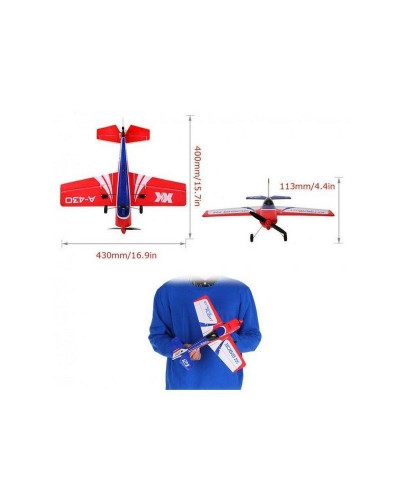 Радиоуправляемый самолет XK Innovation EDGE A430 430мм 3D EPS 2.4G 5-ch LiPo RTF