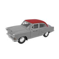 Машина "АВТОПАНОРАМА" Волга ГАЗ-21 "Такси",  серый, 1/24 свет. звук. эффекты, в/к 26*12*11