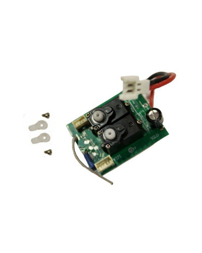 Приемник 4ch для самолета Volantex RC P-51D (гироскоп, серво)