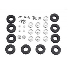 Комплект колес WPL 6WD, металллические диски, KIT