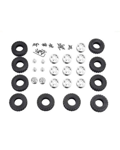 Комплект колес WPL 6WD, металллические диски, KIT