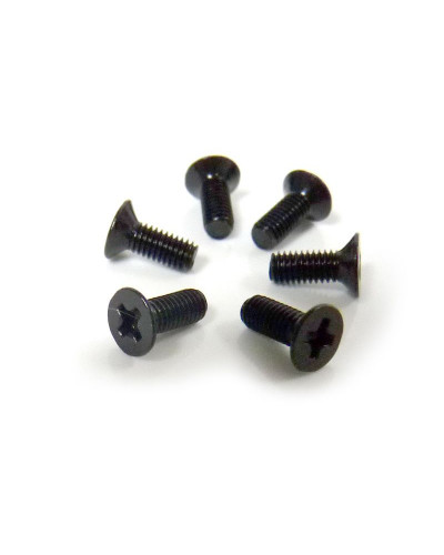Винт потайной M3x8 под крестовую отвёртку 6шт.