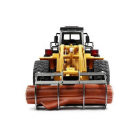 Металлический фронтальный погрузчик бревен HUI NA TOYS 1/50