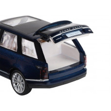 Машина "АВТОПАНОРАМА" 2013 Range Rover, темно-синий, 1/34, свет, звук, инерция, в/к 17,5*13,5*9 см