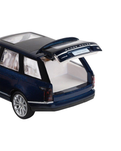 Машина "АВТОПАНОРАМА" 2013 Range Rover, темно-синий, 1/34, свет, звук, инерция, в/к 17,5*13,5*9 см