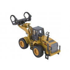 Металлический фронтальный погрузчик бревен HUI NA TOYS 1/40