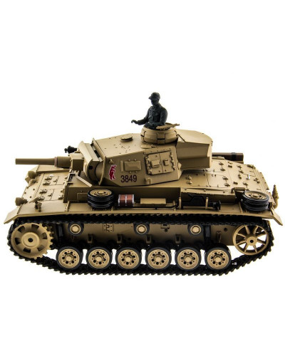 Радиоуправляемый танк Heng Long Panzer III type H Original V6.0  2.4G 1/16 RTR
