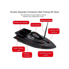 Радиоуправляемый катер для рыбалки Flytec V500 2.4G RTR