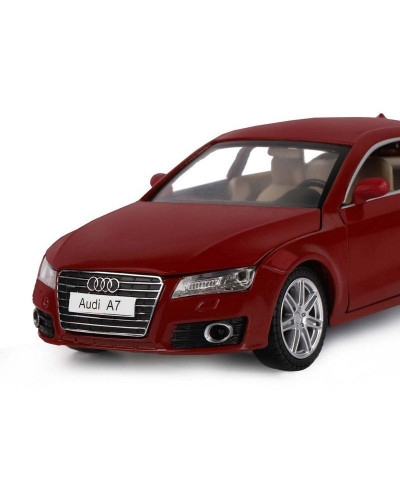 Машина "АВТОПАНОРАМА" Audi A7, красный, 1/24, свет, звук, в/к 24,5*12,5*10,5 см