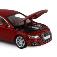 Машина "АВТОПАНОРАМА" Audi A7, красный, 1/24, свет, звук, в/к 24,5*12,5*10,5 см