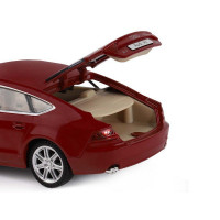 Машина "АВТОПАНОРАМА" Audi A7, красный, 1/24, свет, звук, в/к 24,5*12,5*10,5 см