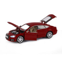 Машина "АВТОПАНОРАМА" Audi A7, красный, 1/24, свет, звук, в/к 24,5*12,5*10,5 см